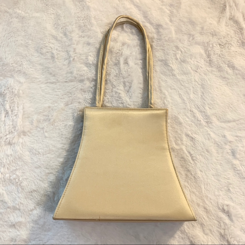 Vintage Small Gold Evening Bag Hand Bag Crossbody Purse